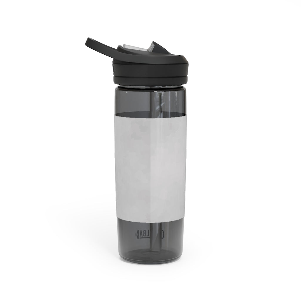 Illusion CamelBak Eddy® Water Bottle in 20oz and 25oz sizes, showcasing its durable Tritan™ material and spill-proof design.